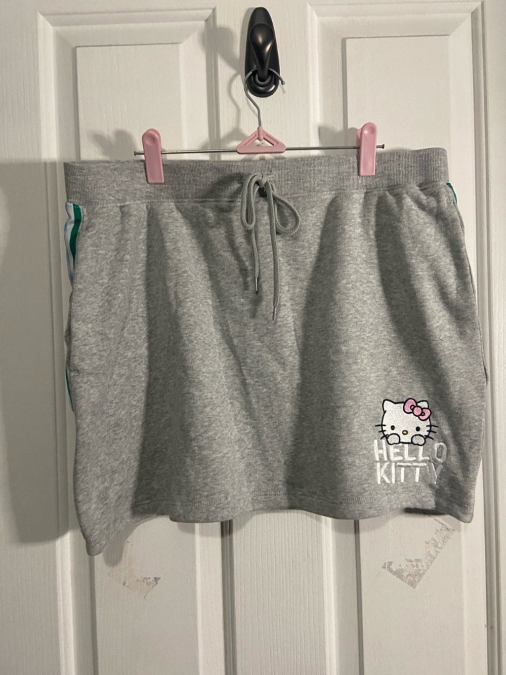 Hello Kitty Grey Skirt with Pink Bow Detail